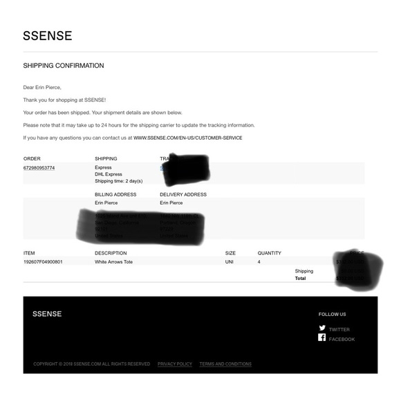 NWT Off-White Commercial Tote - Picture 8 of 8